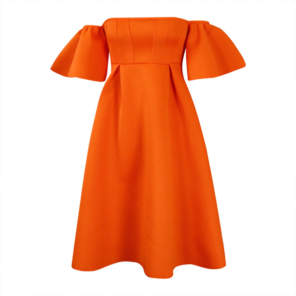 Plus-Size Elegant Dress – European & American Style for Women