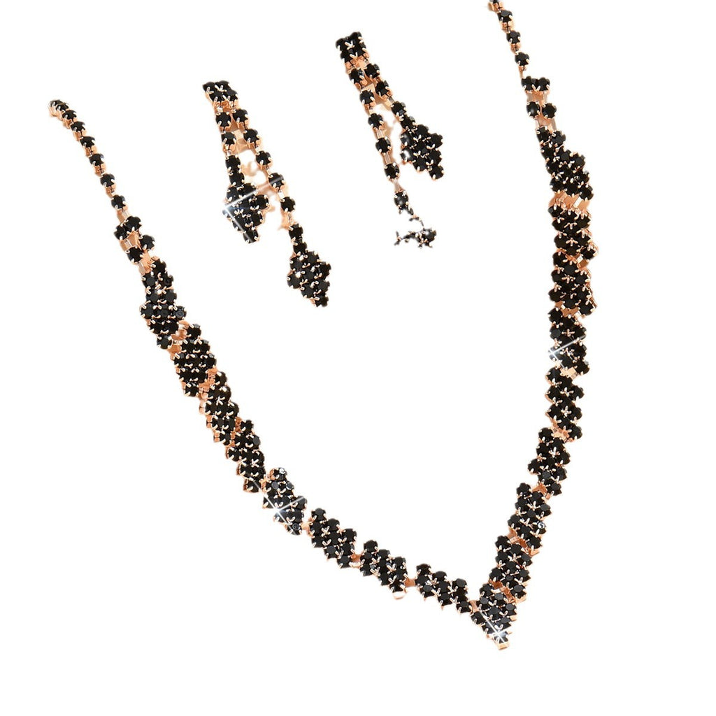 Bridal Jewelry Set – Elegant Necklace & Earrings Wedding Accessories for Women