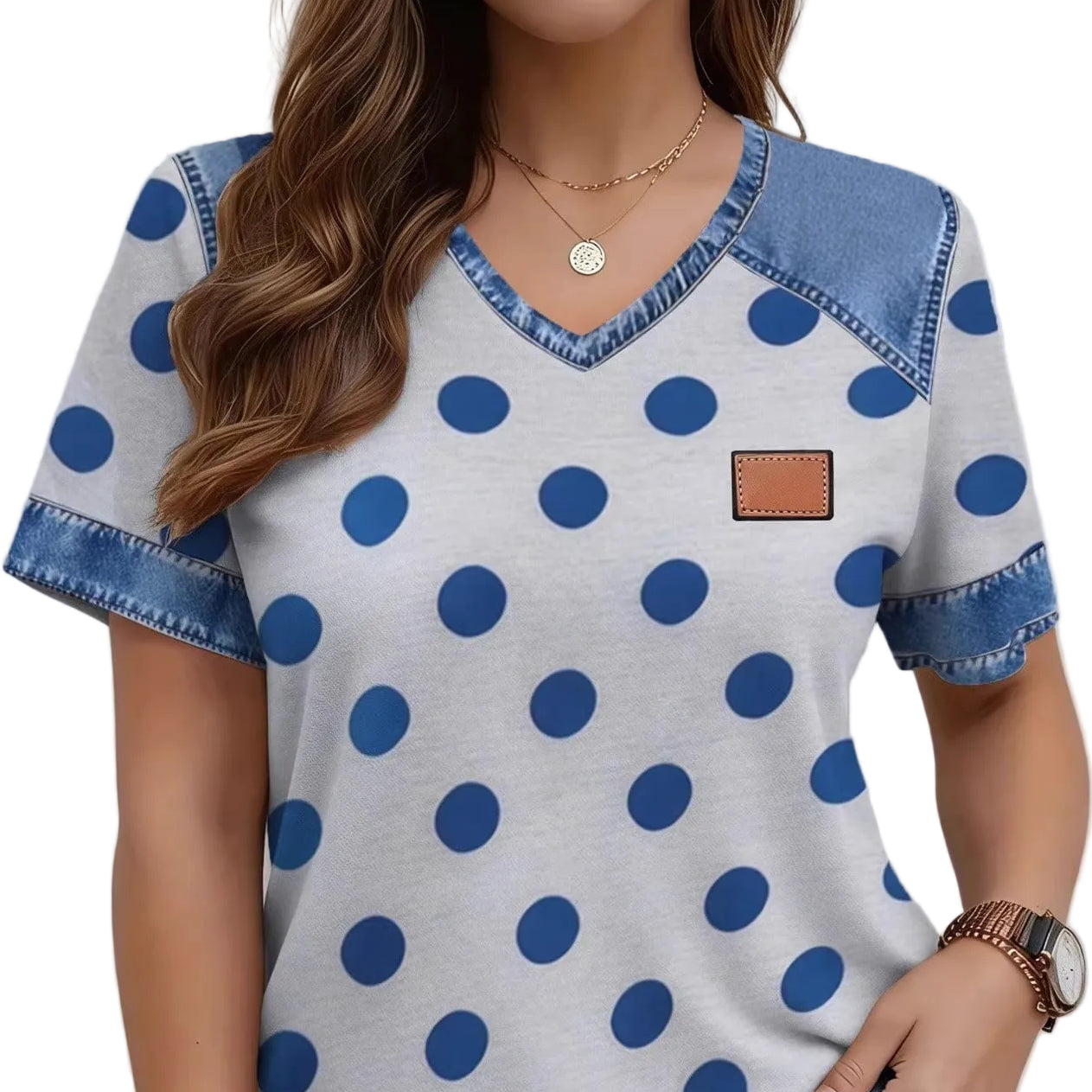 Plus-Size Summer Top – Elegant & Comfortable Blouse for Women