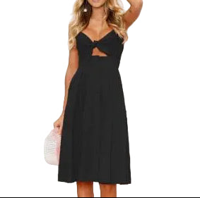 Backless Strap Summer Mini Dress