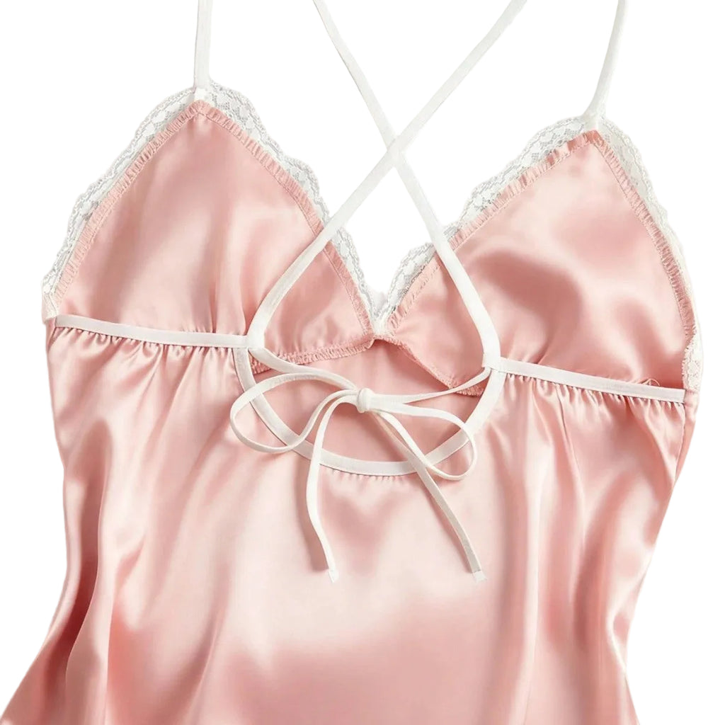 Lace Camisole Nightdress – Elegant Homewear for Women
