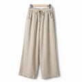 Plus-Size Drawstring Straight-Leg Pants