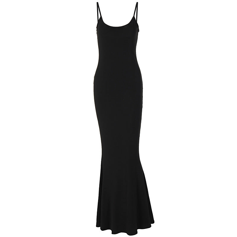 Spaghetti Strap Bodycon Maxi Dress