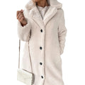 Plush Lapel Long Sleeve Jacket