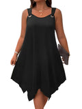 Round-Neck Sleeveless Dress – Elegant Casual Dress for Women