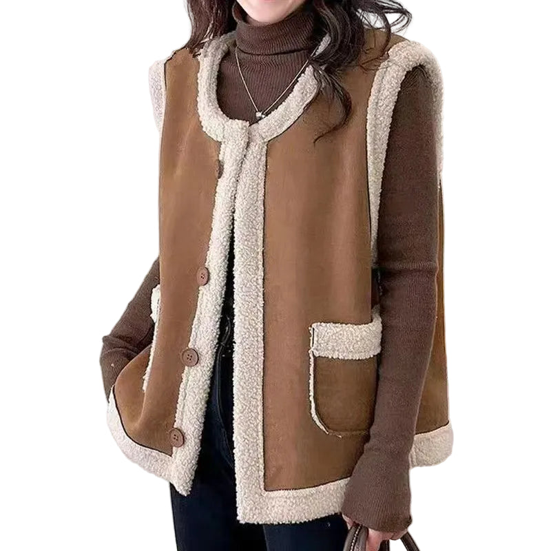 Sleeveless Casual Vest – All-Match Top for Women