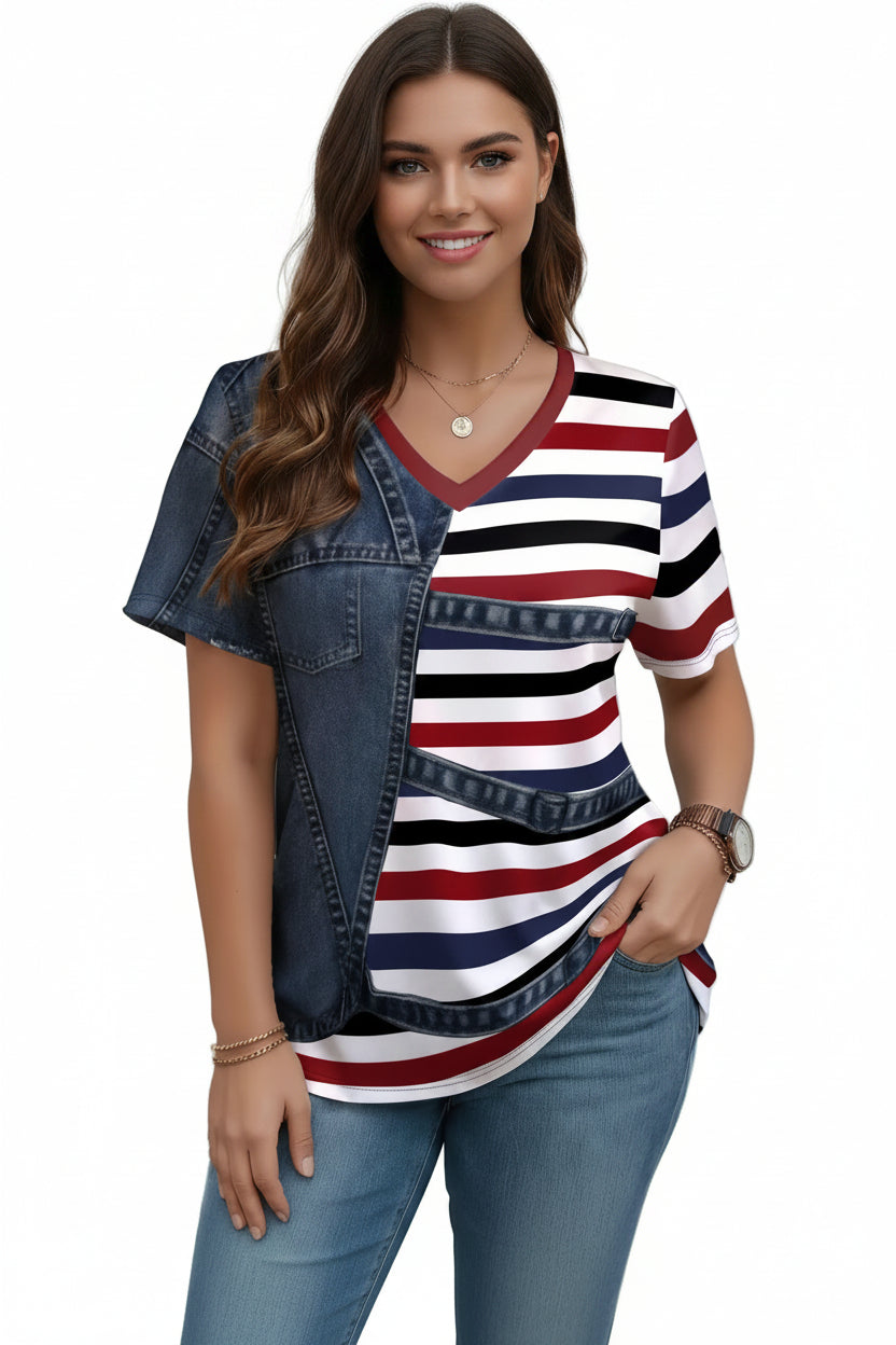Plus-Size Summer Top – Elegant & Comfortable Blouse for Women