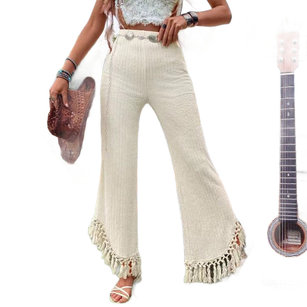 Tassel Detail Resort Trousers