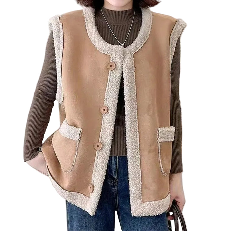Sleeveless Casual Vest – All-Match Top for Women
