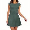 Sleeveless Midi Dress – Elegant High-End Dress for Women