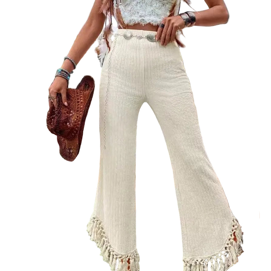 Tassel Detail Resort Trousers