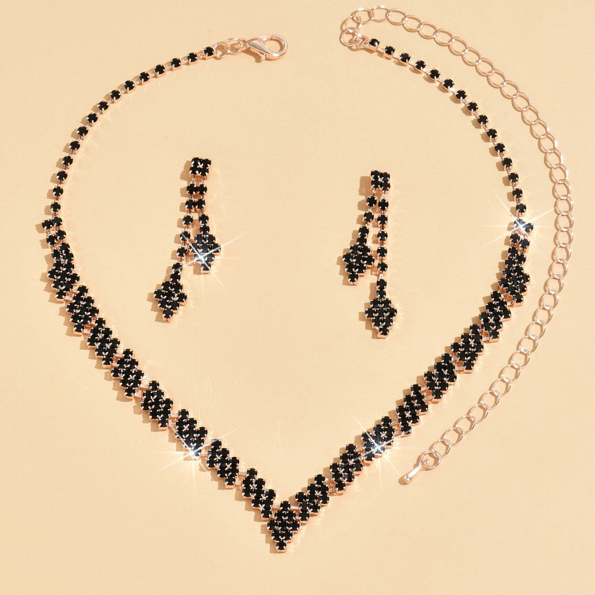 Bridal Jewelry Set – Elegant Necklace & Earrings Wedding Accessories for Women