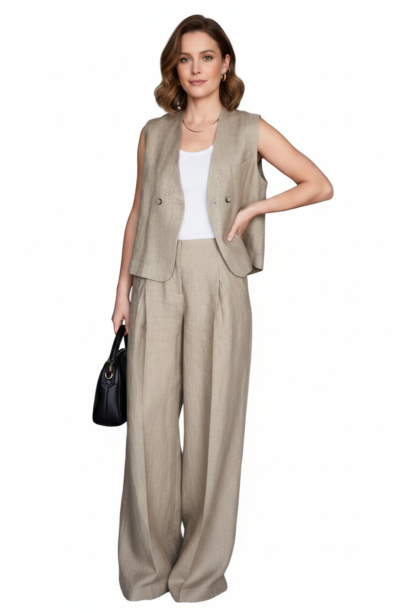 Women’s Polyester Suit – Elegant 2 Piece Set for Everyday & Formal Wear