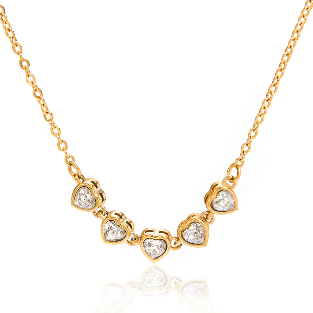 Love Zircon Necklace – Elegant Pendant Jewelry for Women