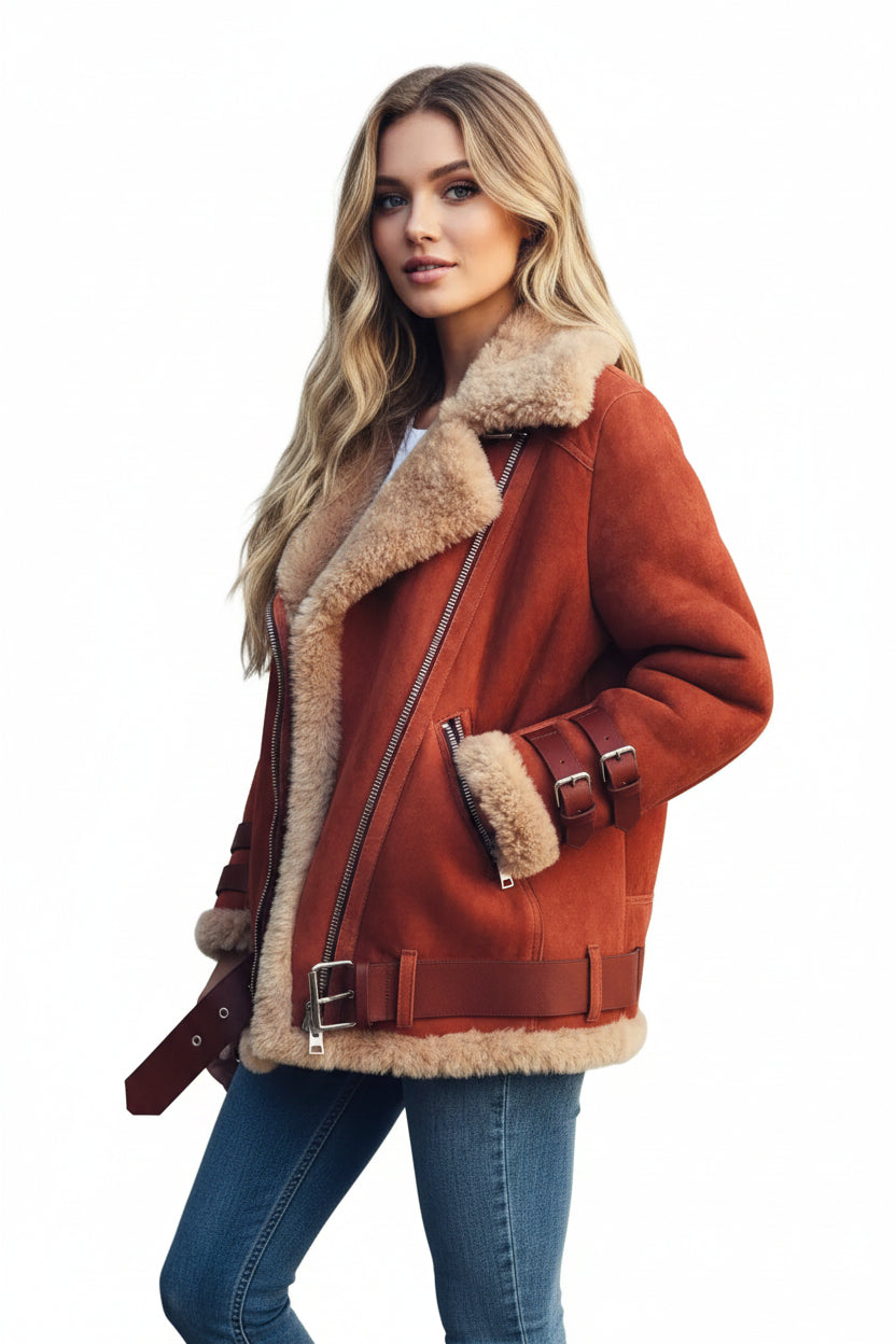 Women’s Winter Coat – Thick Fashion Outerwear Plus Size Overcoat