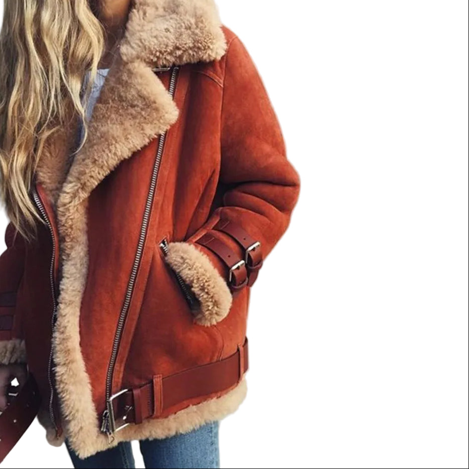 Women’s Winter Coat – Thick Fashion Outerwear Plus Size Overcoat