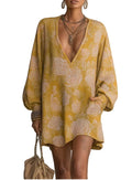 Lantern Sleeve Dress – Relaxed Elegant Dress for Women