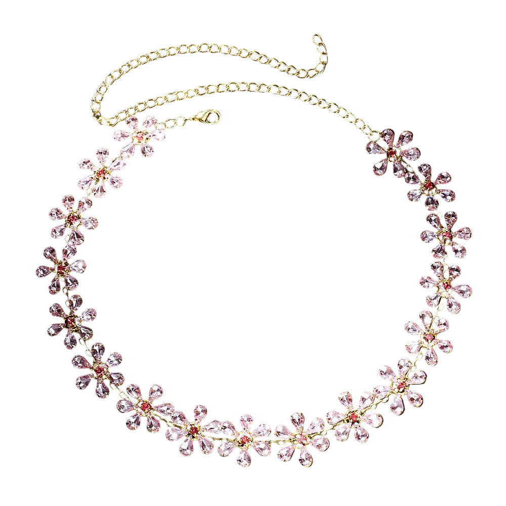 Rhinestone Clavicle Necklace – Elegant Trendy Chain for Women