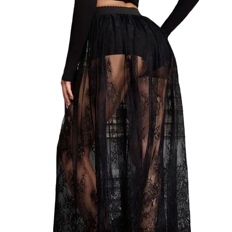 Lace Sheer Skirt – Elegant Summer Skirt for Women
