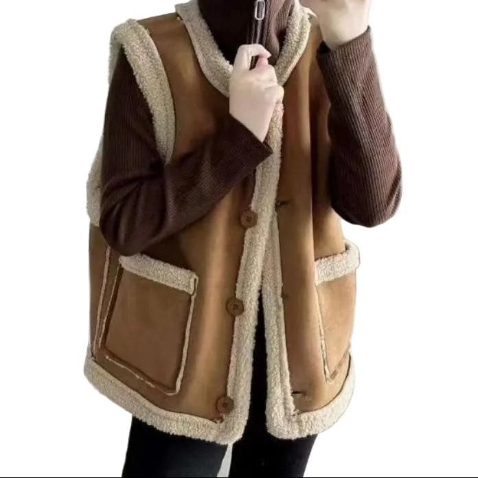 Sleeveless Casual Vest – All-Match Top for Women