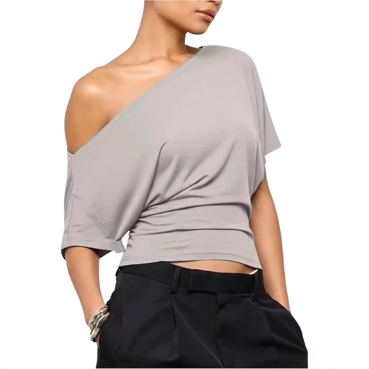 Women’s Casual T-Shirt – Loose Fit Summer Top
