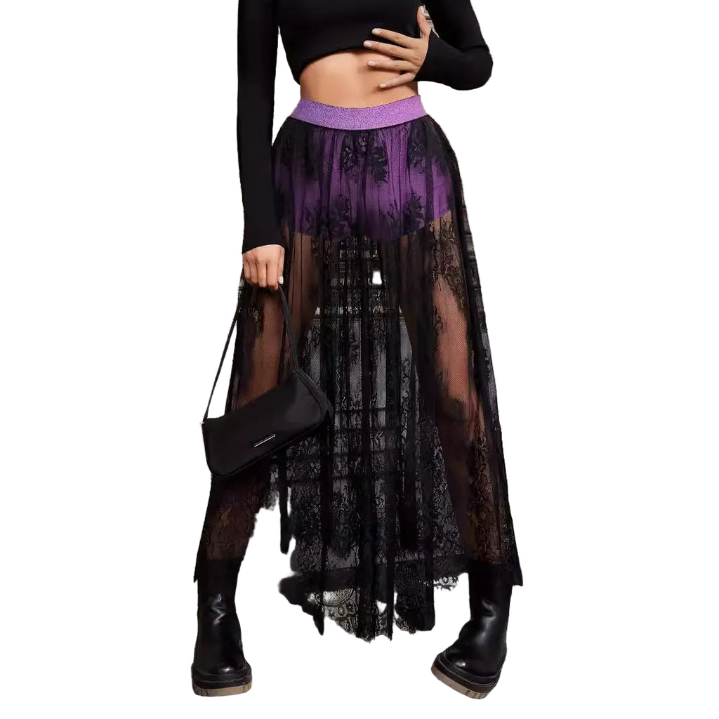 Lace Sheer Skirt – Elegant Summer Skirt for Women