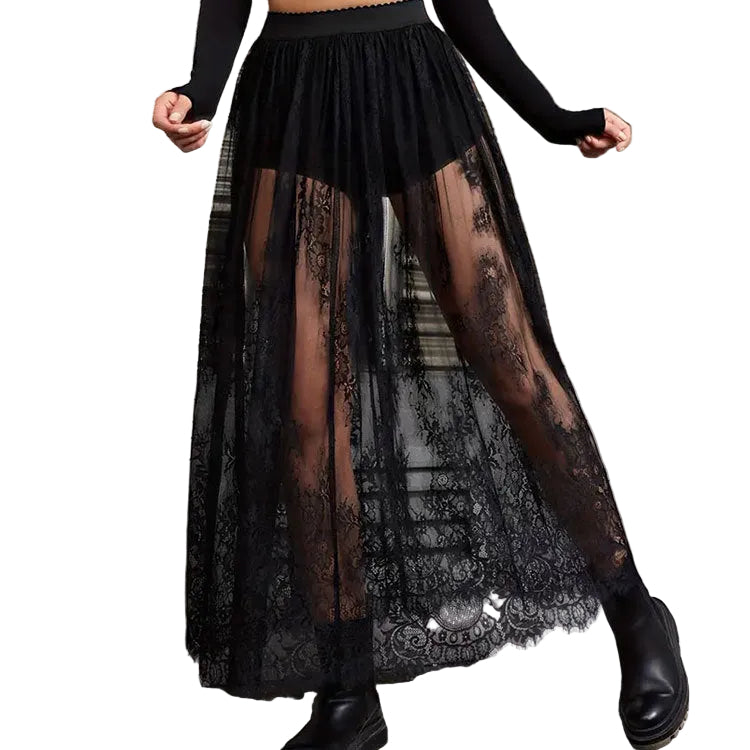Lace Sheer Skirt – Elegant Summer Skirt for Women